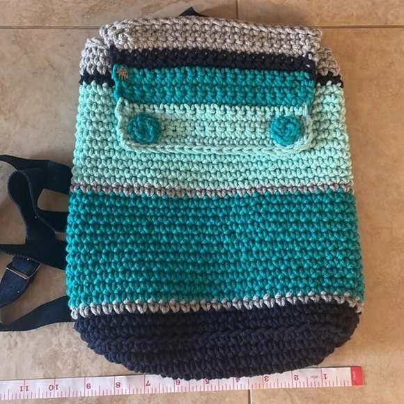 Handmade Backpack Bag Crochet Everyday‎ School Casual Women’s Girls Small - Picture 6 of 9